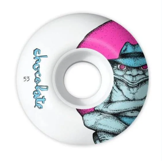 Skateboard Wheels With Narrow Profile-Chocolate Wheels Sapo Staple 53