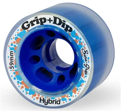 Skateboard Wheels With Extra Secure Fit-GRIP + DIP (8-Pack)