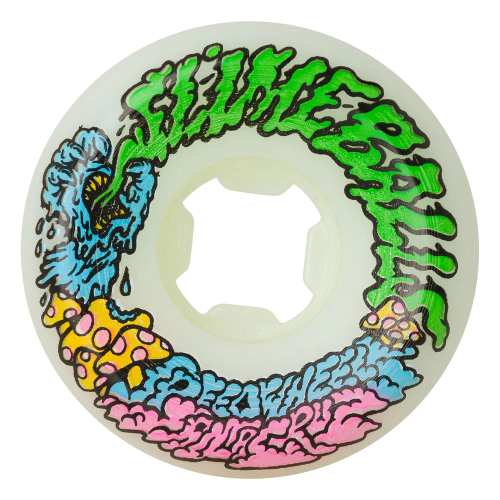 Skateboard Wheels With Easy Maneuverability-Slime Ball Wheels 53mm Vomit Mini 97a