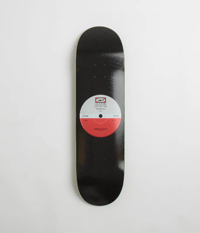 Skateboard Deck For High-Speed Tricks-Skateboard Cafe 2021 Retro Edition 45 Classic Shape Deck - Grey / Cardinal - 8.5"