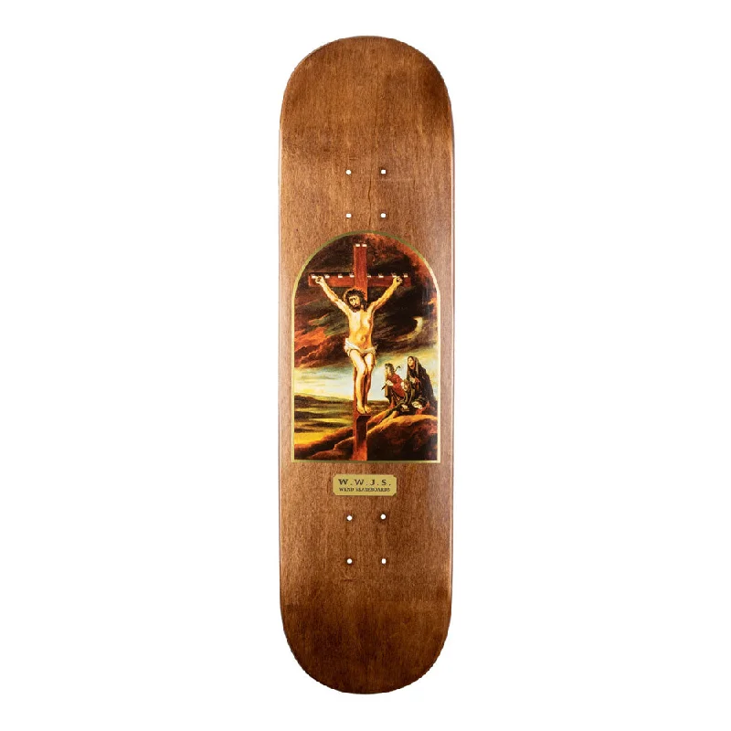 Skateboard Deck With Sustainable Materials-WKND "W.W.J.S." TEAM DECK // 8.25"