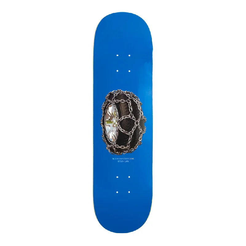 Skateboard Deck For Downhill Skating-SCI-FI FANTASY RYAN LAY TIRE CHAIN  DECK // 8.0" & 8.38"