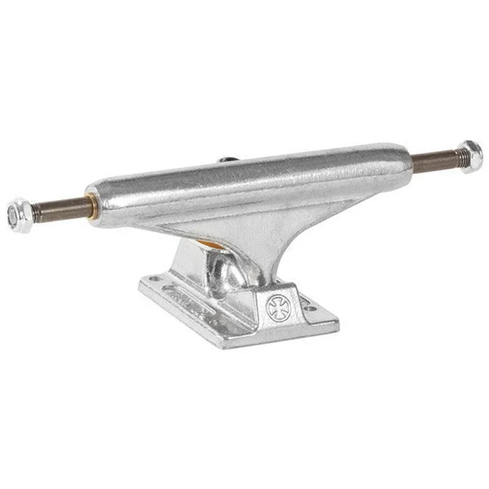 Skateboard Trucks With Lightweight But Strong Build-INDEPENDENT STAGE 11 POLISHED STANDARD SKATEBOARD TRUCKS 129  - SILVER