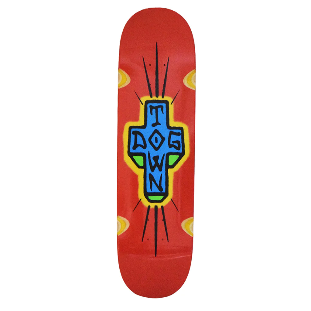 Skateboard Deck For Energy Transfer-Dogtown - Spray Cross 'Loose Trucks' Deck - 9 x 32.45 Red - Skateboard Deck