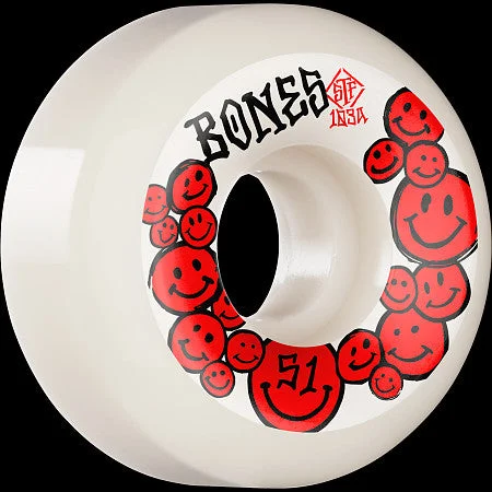 Skateboard Wheels For City Skating-Bones - Happiness V5 Sidecut STF 103A Wheels (51mm)