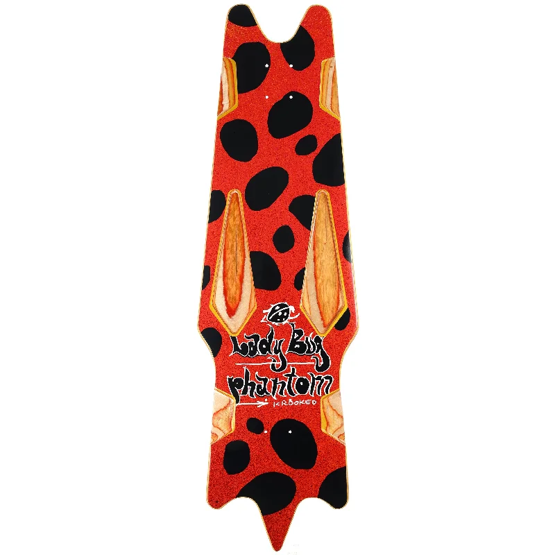 Skateboard Deck For Creative Skate Styles-KROOKED SKATEBOARDS LADYBUG PHANTOM SHAPED DECK 11.02