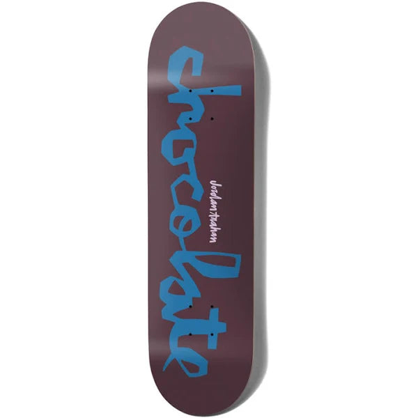 Skateboard Deck With Smooth Finish-Chocolate Trahan Og Chunk Deck (8/ 8.25)-(purple/blue)