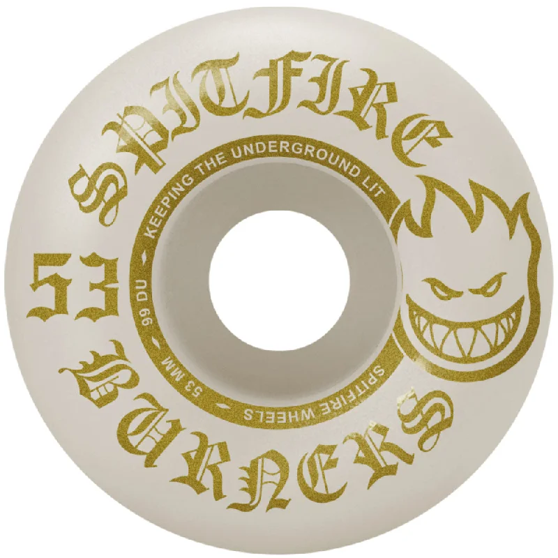 Skateboard Wheels For Unmatched Durability-Spitfire Burners 53mm - Skateboard Wheels