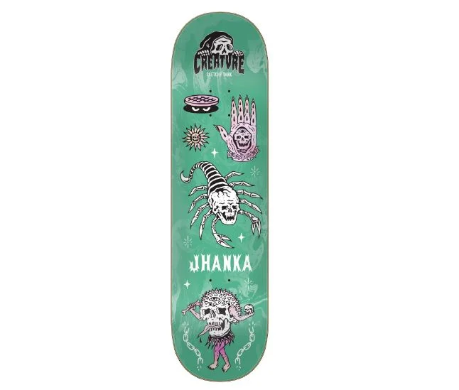 Skateboard Deck For Tricks-Creature Deck 8.25 VX Trippy Tanks