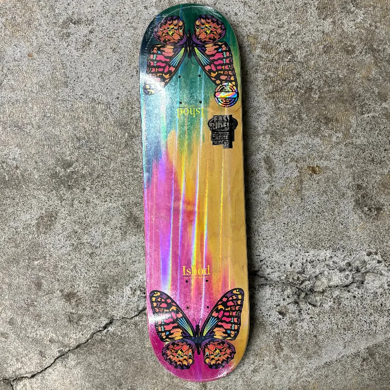 Skateboard Deck For Custom Boards-Ishod Rainbow Monarch Easy Rider Twin Tail Deck 8.3