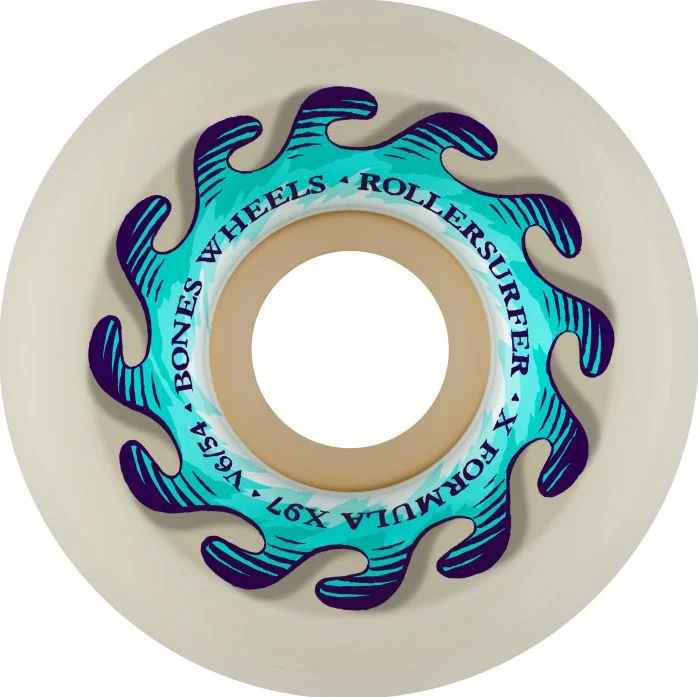 Skateboard Wheels With Reinforced Core-Bones Wheels X97 54mm V6 Widecut 97 Koppl Infinite Wave