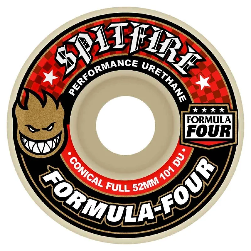 Skateboard Wheels With Low Friction-Spitfire Formula Four Conical Full - 101D