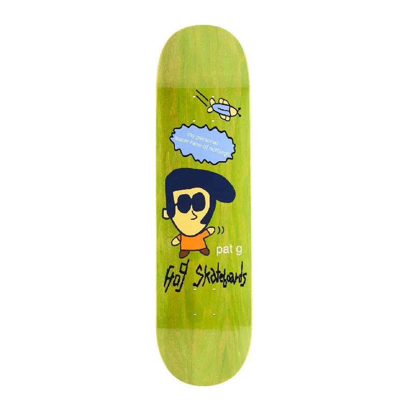 Skateboard Deck For Freestyle-FROG SKATEBOARDS SUPER HERO PAT G DECK 8.25