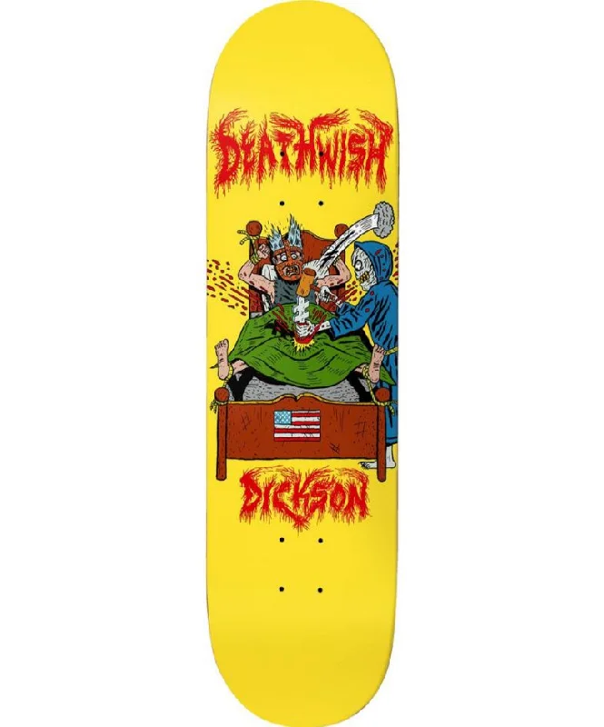 Skateboard Deck With Popsicle Shape-Deathwish Deck Jon Dickson Assault 8.5