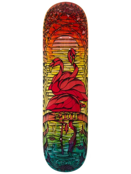 Skateboard Deck For Enhanced Durability-Real Zion Chrome Cathedral Deck - (8.38)