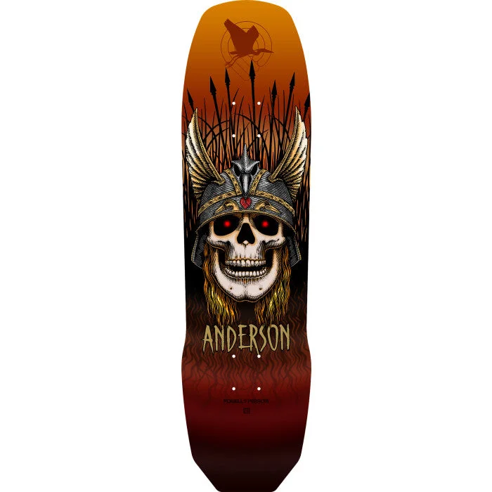 Skateboard Deck With Pro-Level Performance-Powell Peralta Deck Andy Anderson 8.45 Heron 2 Rust