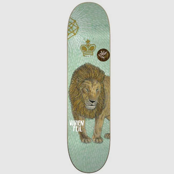 Skateboard Deck With Reinforced Sidewalls-Magenta - Zoo Serie Vivien Feil Deck