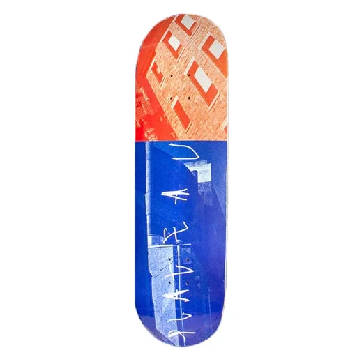 Skateboard Deck With Extreme Strength-PLATEAU SKATEBOARDS RED/BLUE DECK 8.0