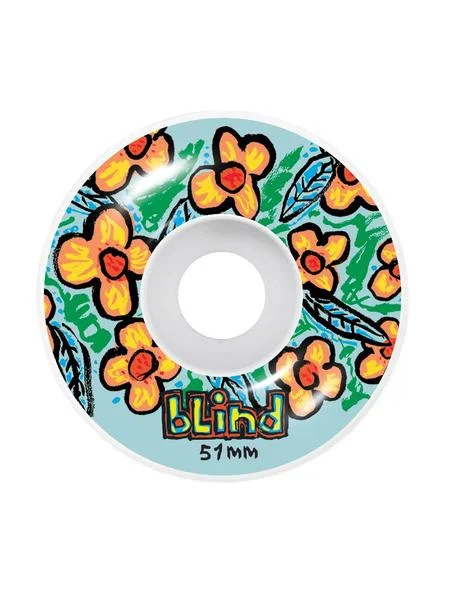 Skateboard Wheels With Extra Thick Core-Blind Flowers - Skateboard Wheels