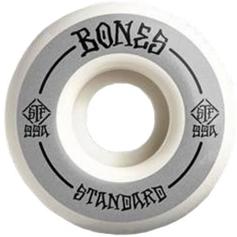 Skateboard Wheels With UV Protection-Bones STF V1 Standard 99A White - Skateboard Wheels