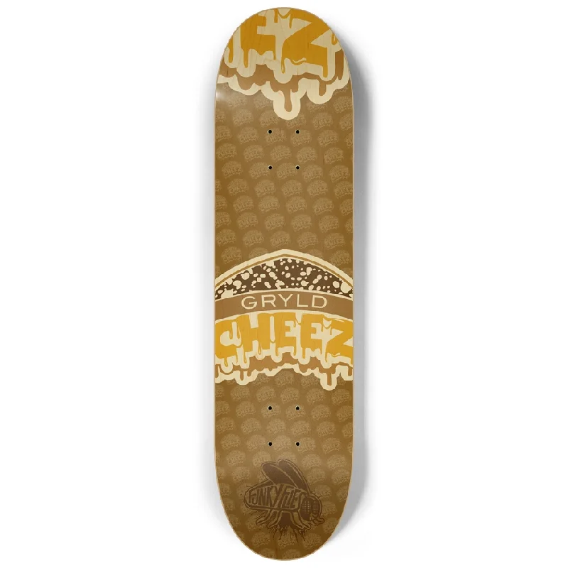 Skateboard Deck With Mellow Concave-8.25 GRYLD CHEEZ Custom Skateboard