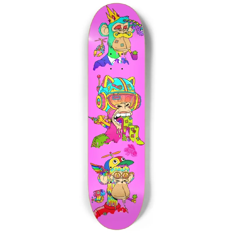 Skateboard Deck With Concave Shape-8.25 Psychonaut Ape Custom Skateboard