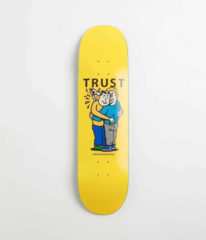 Skateboard Deck For Reinforced Flex-Polar Oskar Rozenberg Trust Deck - Yellow - 8.375"