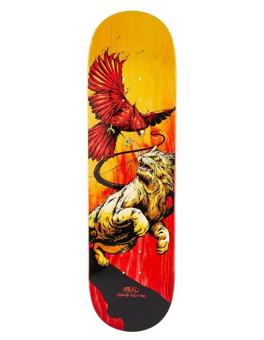 Skateboard Deck With Ultimate Versatility-Real Deck Prey Wilkins 8.86