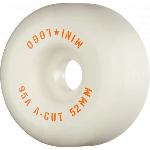 Skateboard Wheels For Freestyle-Mini Logo A-Cut 101A -52mm (White)