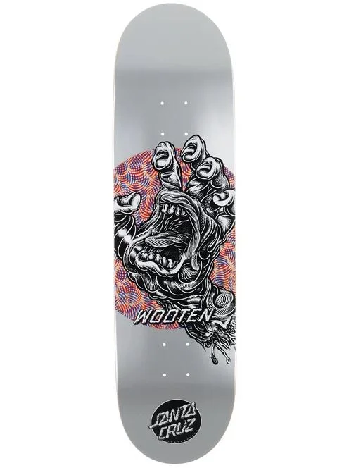 Skateboard Deck For Longboarding-Santa Cruz Deck 8.5 Wooten Alive Hand VX