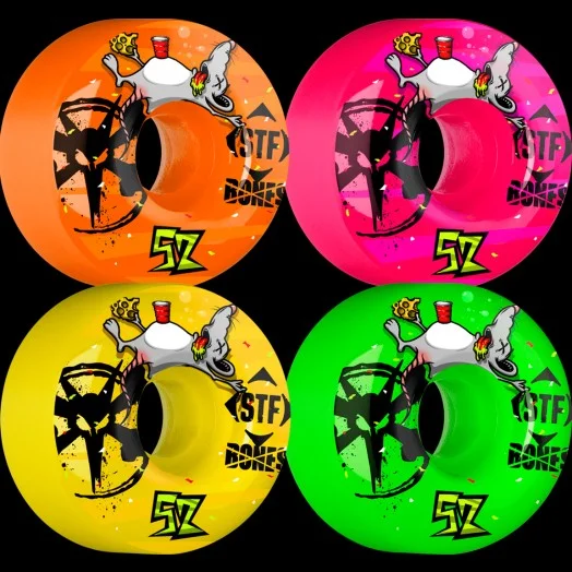 Skateboard Wheels For Freestyle-Bones STF Street Tech Party Pack - Skateboard Wheels