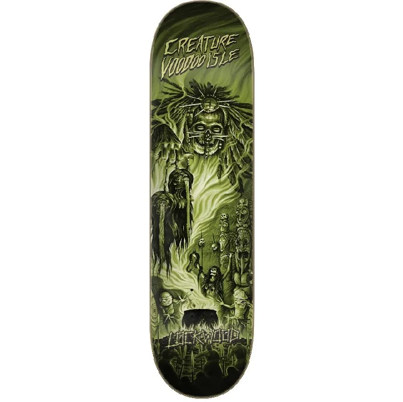 Skateboard Deck With Stronger Grip-Creature Deck 8.25 Lockwood Voodo Isle 2 VX Everlsick