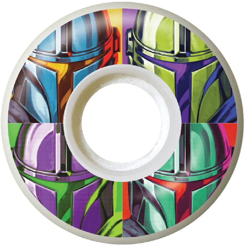 Skateboard Wheels For Cruisers-Element X Star Wars The Mandalorian Mando Card 52mm - Skateboard Wheels