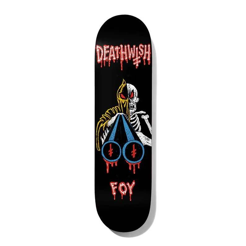 Skateboard Deck With Mellow Concave-Deathwish Deck Jamie Foy Mayhem 8.25