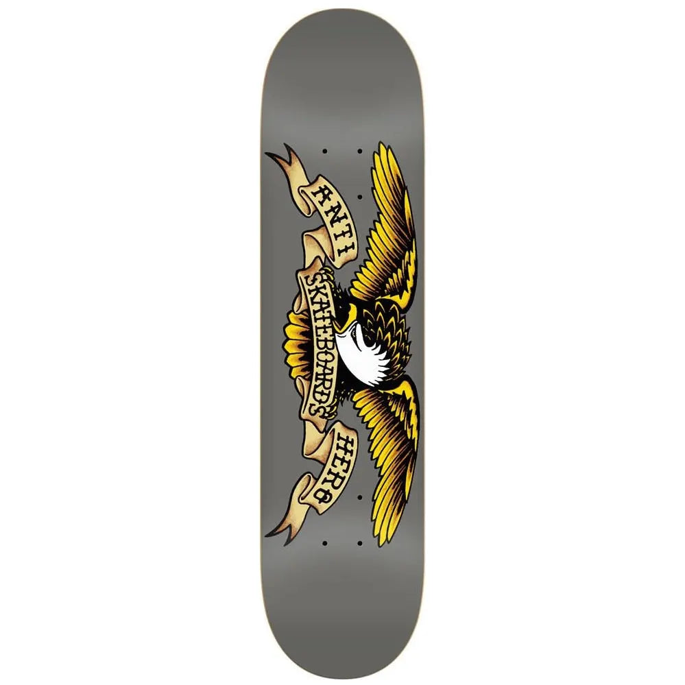 Skateboard Deck With Perfect Pop And Flick-Anti Hero Classic Eagle Deck - (8.25)