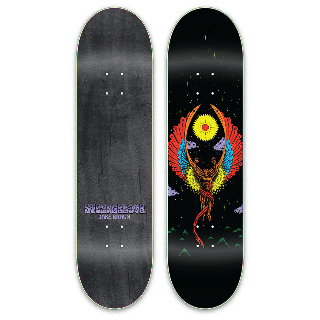 Skateboard Deck With Extra Pop-Strange Love - Jake Braun Icarus Deck (8.25")