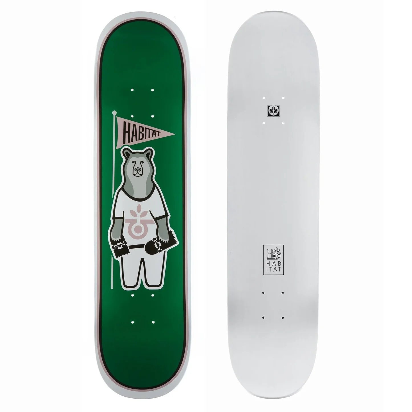 Skateboard Deck With Next-Level Durability-Habitat Deck 8.0 Hal Oxford