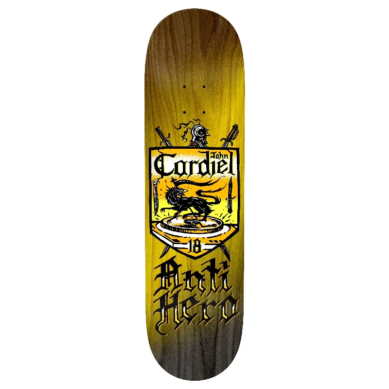 Skateboard Deck With Artistic Designs-Anti-Hero Cardiel Coat Of Arms Deck - 8.6