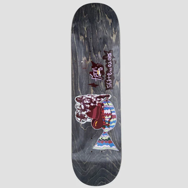 Skateboard Deck With Extra Stability-Frog -  Smoking Fish - 8.25