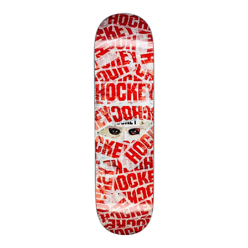 Skateboard Deck With Glossy Coating-HOCKEY WAR ALL OVER DECK SHAPE 2 // 8.5"