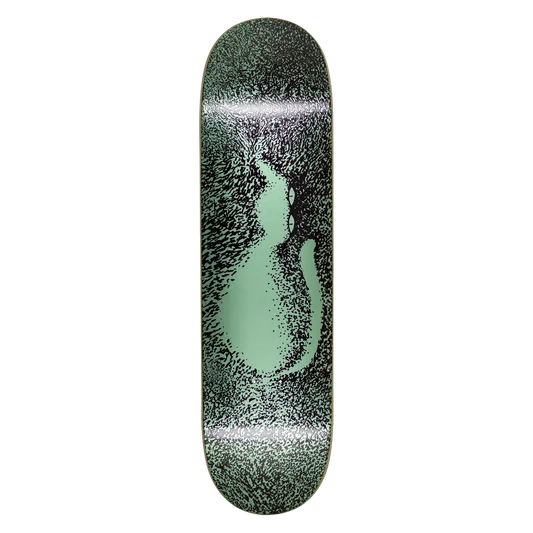 Skateboard Deck For Advanced Tricks-Limosine Cat Metallic Green Deck