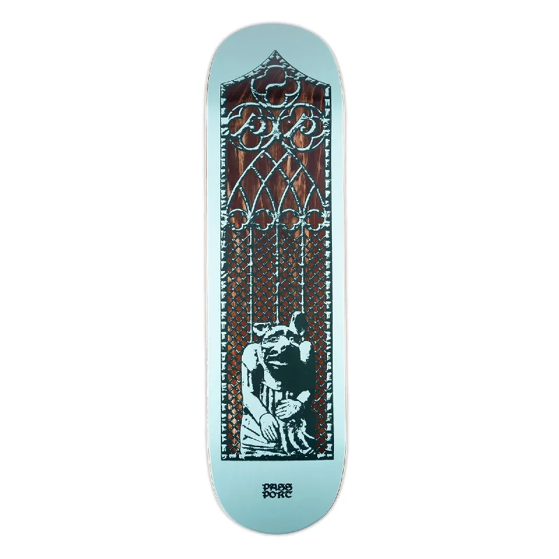 Skateboard Deck With Reinforced Nose And Tail-PASS~PORT SKATEBOARDS GARGOYLE DECK 8.38