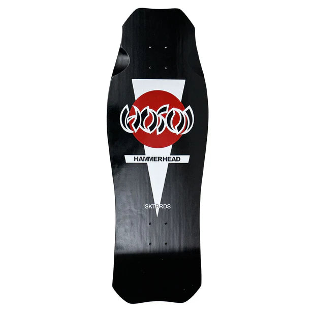 Skateboard Deck With Top-Tier Performance-Hosoi Deck OG Hammerhead Black