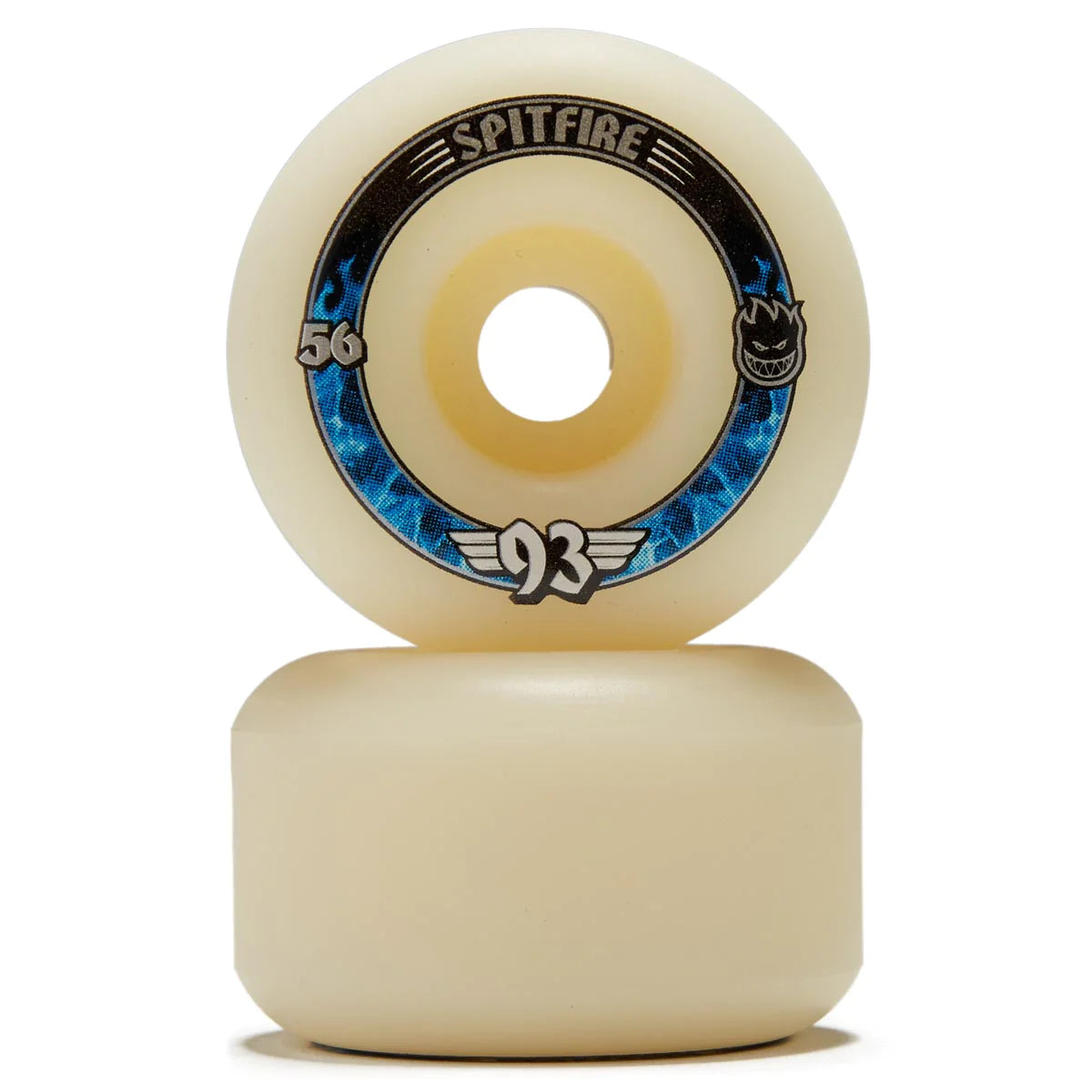 Skateboard Wheels With Minimal Rolling Resistance-Spitfire F4 93D Radials-(56mm)