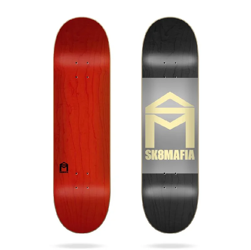 Skateboard Deck With Superior Steering Control-Sk8mafia Deck House Logo Pastel Foil 8.5