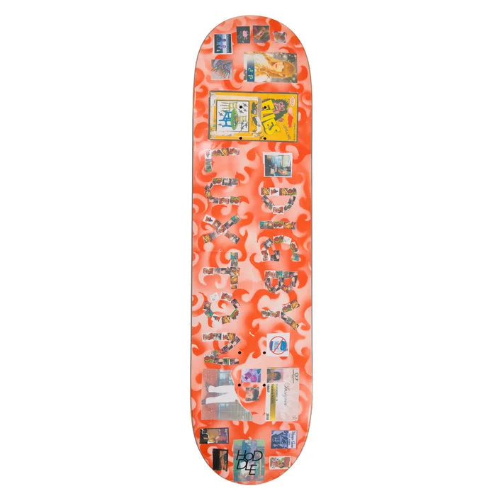 Skateboard Deck With Personalized Touch-HODDLE SKATEBOARDS DIGBY LUXTON SCRAPBOOK DECK SIZE VARIANT