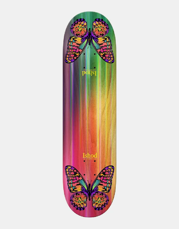 Skateboard Deck With Lightweight Design-Real Ishod Rainbow Monarch 'TWIN TAIL' Skateboard Deck - 8.5"