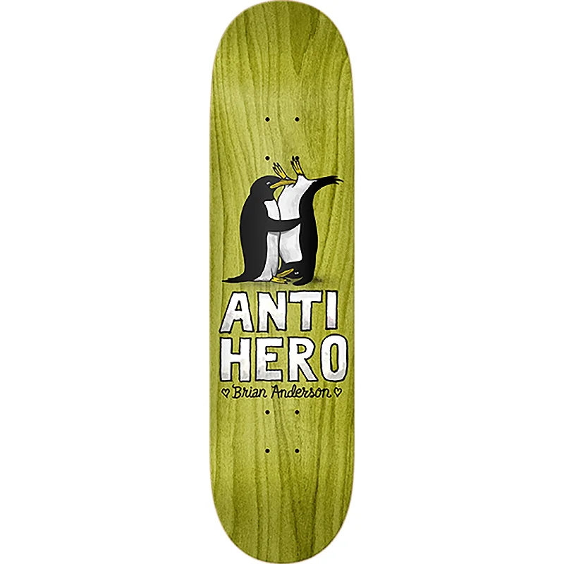 Skateboard Deck With Heat-Pressed Layers-Anti Hero BA Lovers II Deck (Random Veneers)- 8.18/8.5