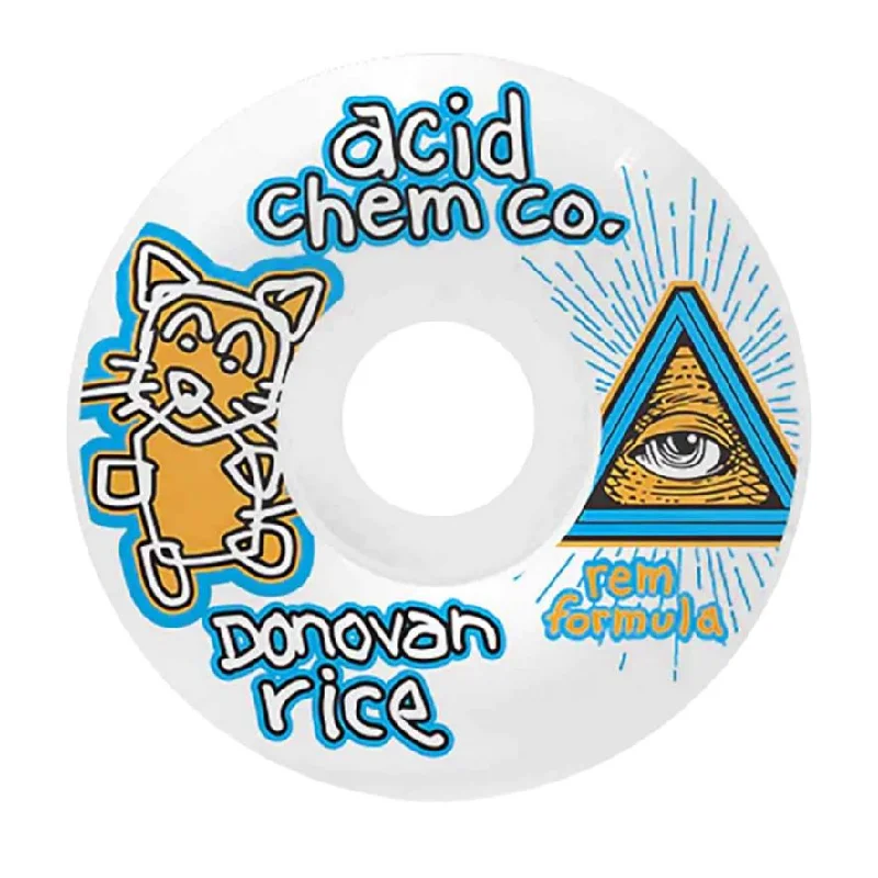 Skateboard Wheels With Impact-Resistant Structure-Acid Wheel REM Donovan Rice SR Shape 54mm