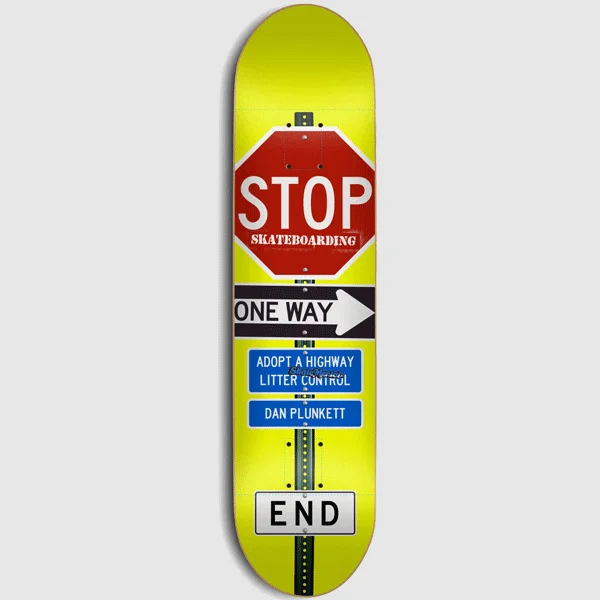 Skateboard Deck For Unmatched Precision-Skate Mental - Dan Plunkett Stop Deck